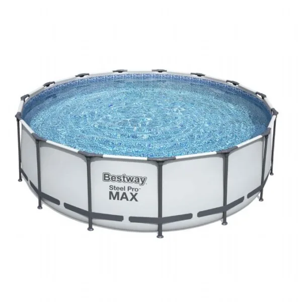 Komplett familjepool - Steel Pro MAX pool 16.015L 457x122 cm Bestway familjepool 56438