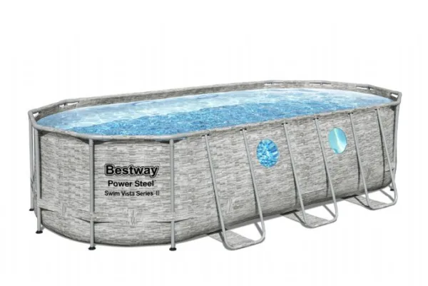 Power Steel Swim Vista 13.430L 549x274x1 Bestway pool och pool 56716